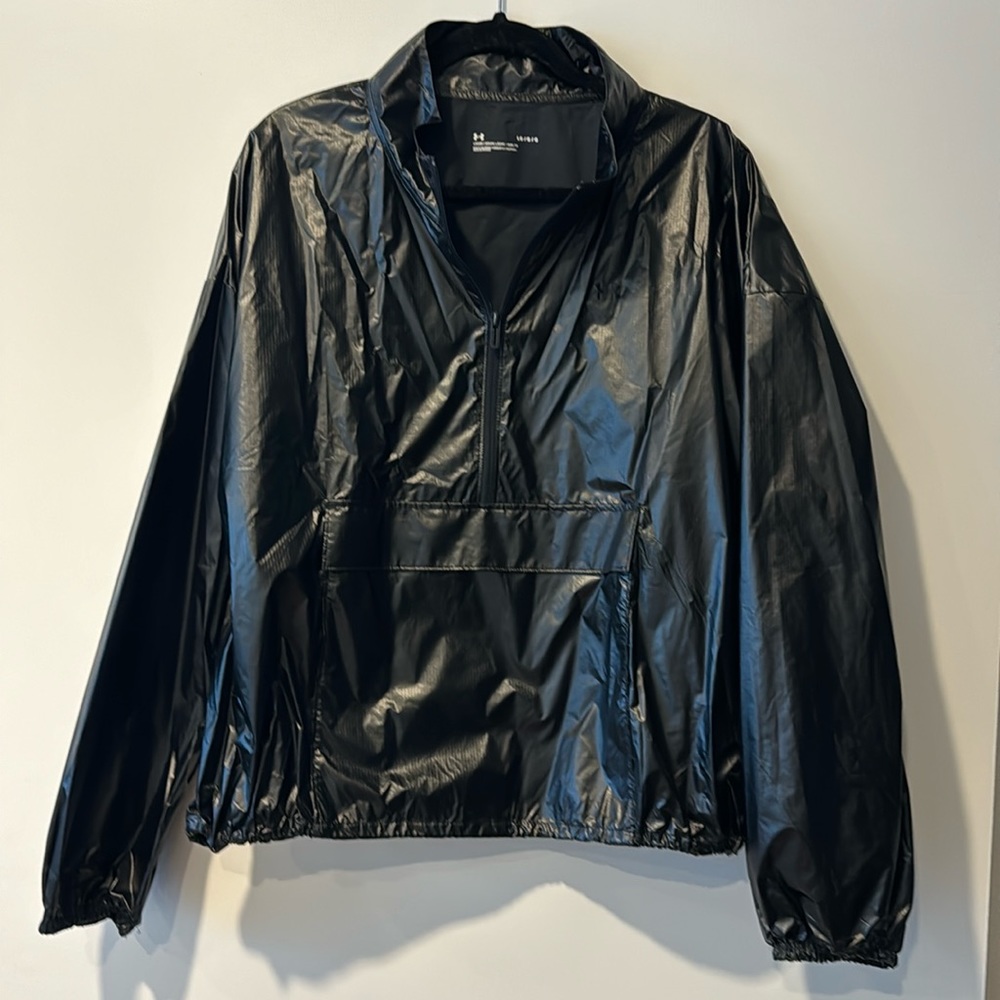 Under Armour, Black windbreaker/sport jacket.